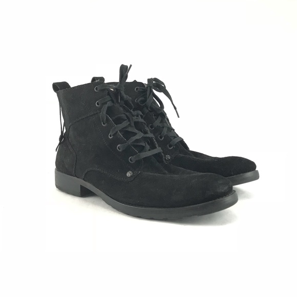 lounge by marc nason Other - Lounge by Marc Nason black suede lace up shoes